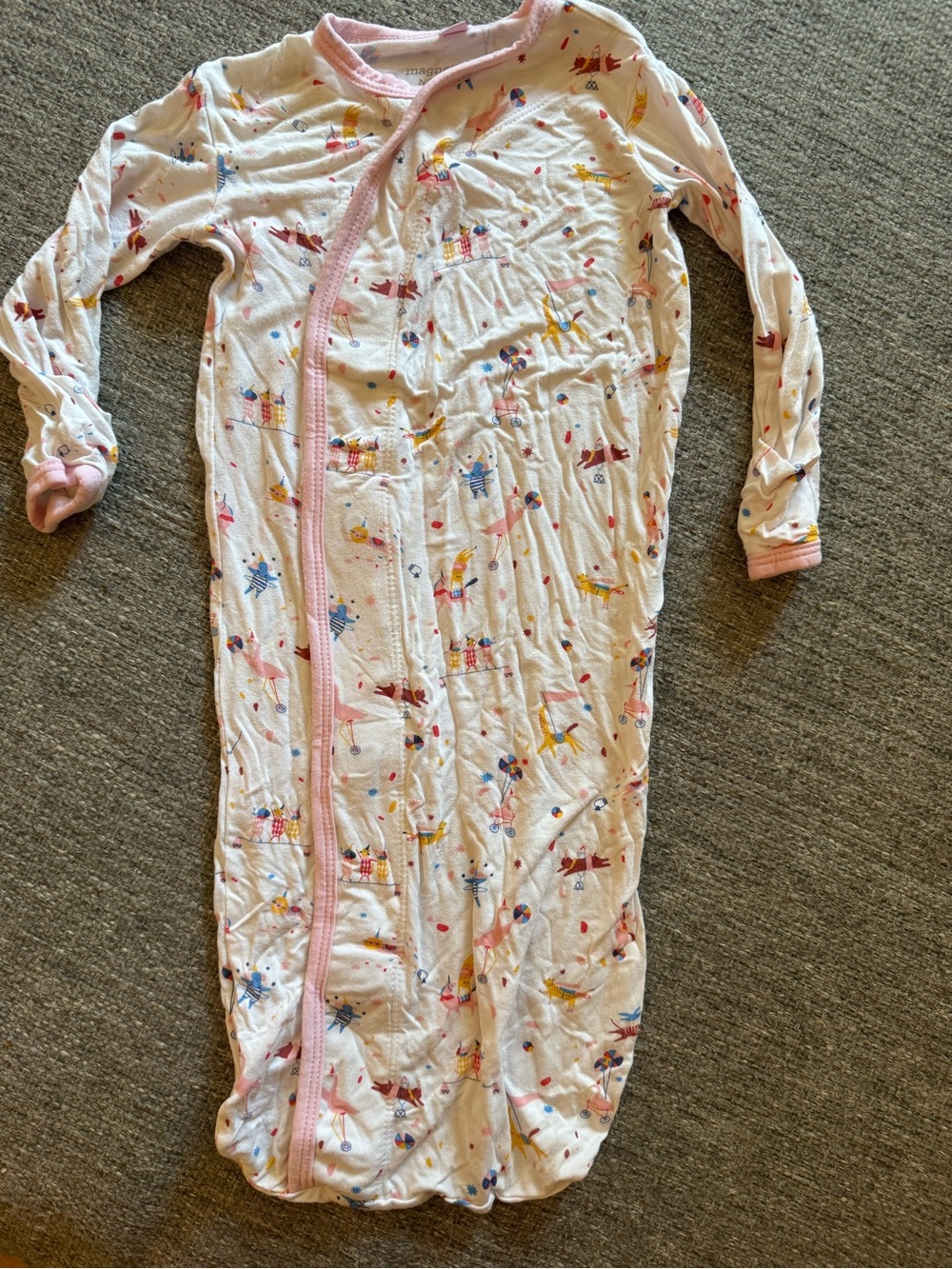 Magnetic Me Circus Animal Modal Magnetic Gown NB-3M